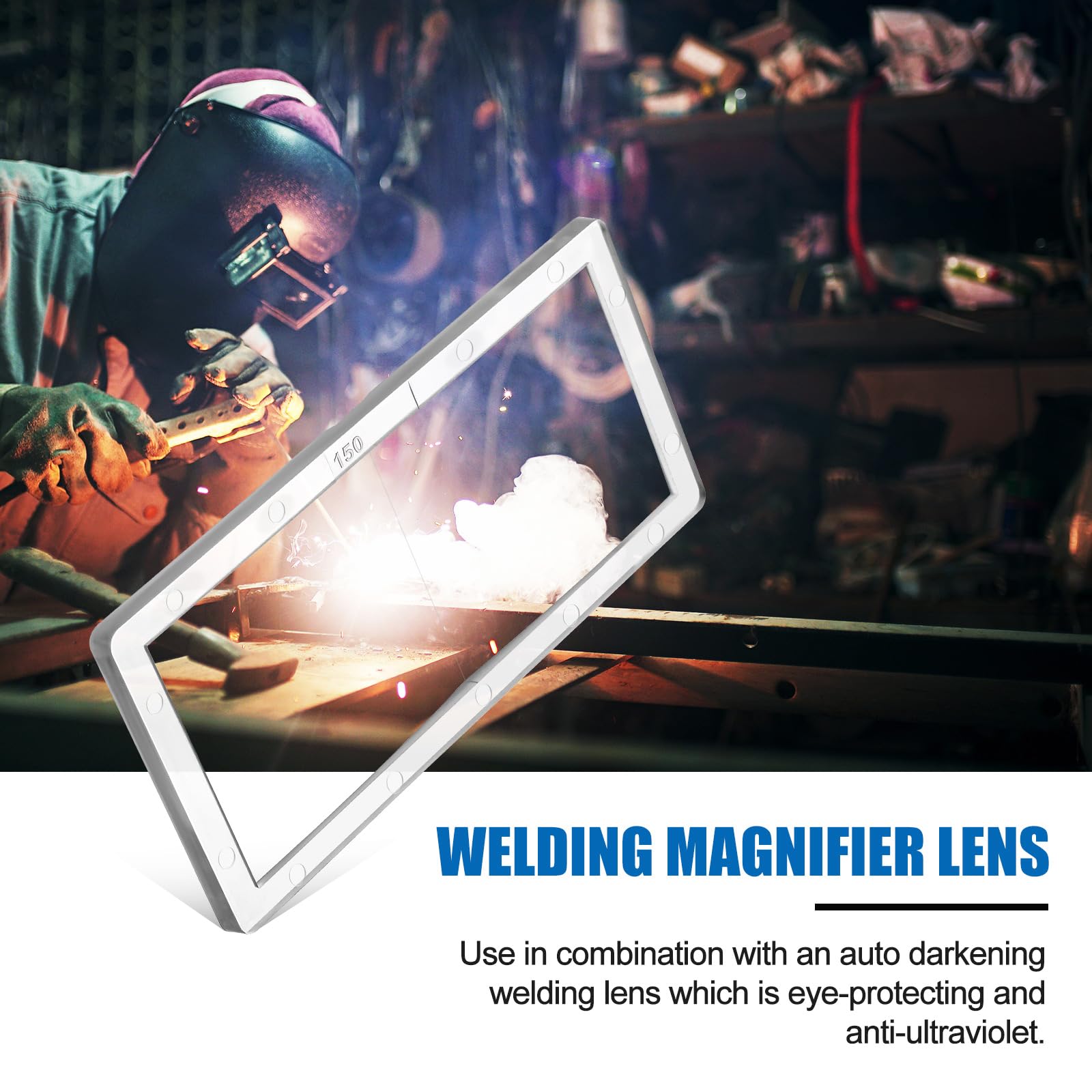 Chapou lightweight welding lens helmet attachment for comfort
