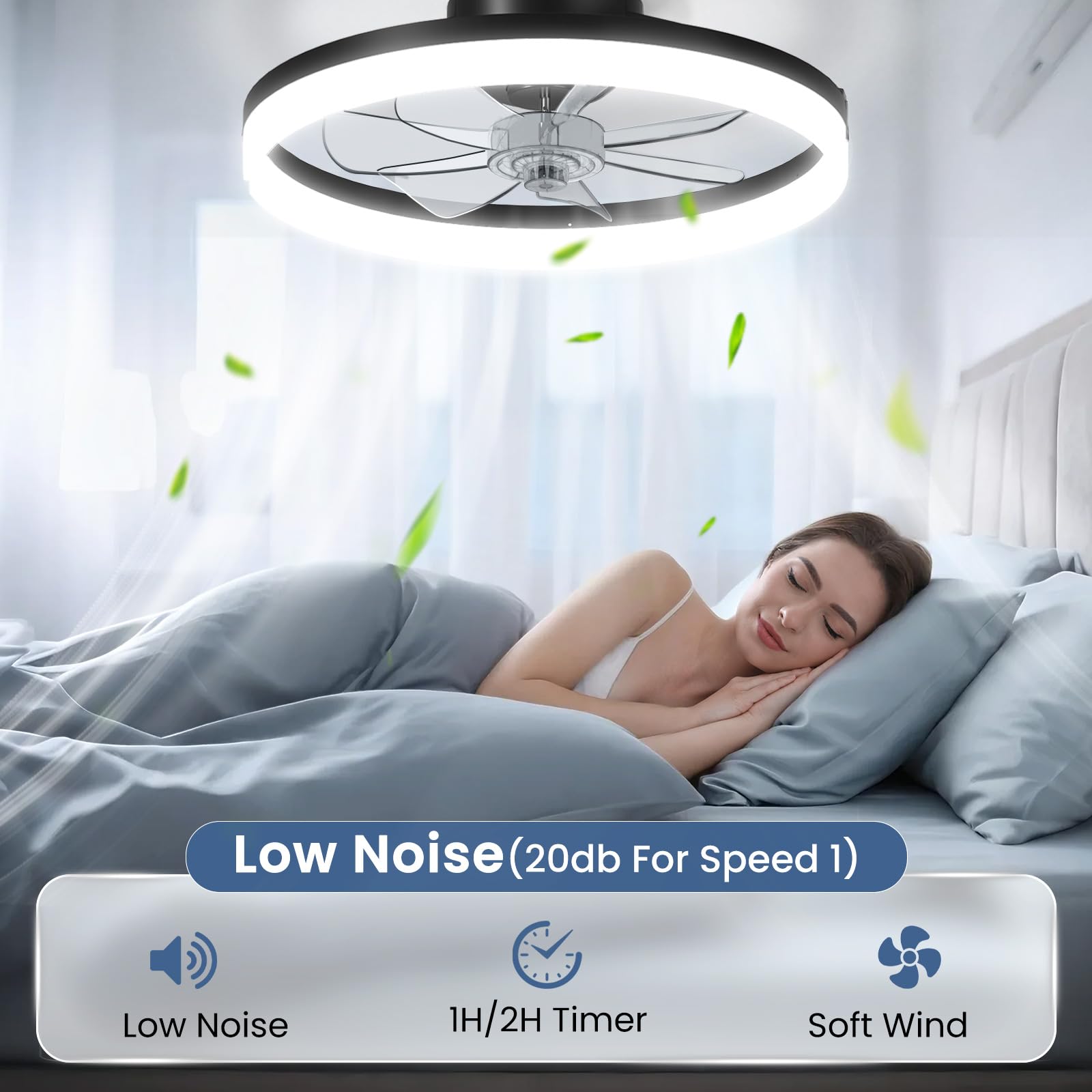CHAREADA six speed fan delivers customizable, quieter airflow.