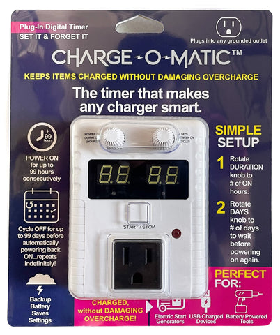 Charge-O-Matic durable enclosure for off-grid or continuous operation