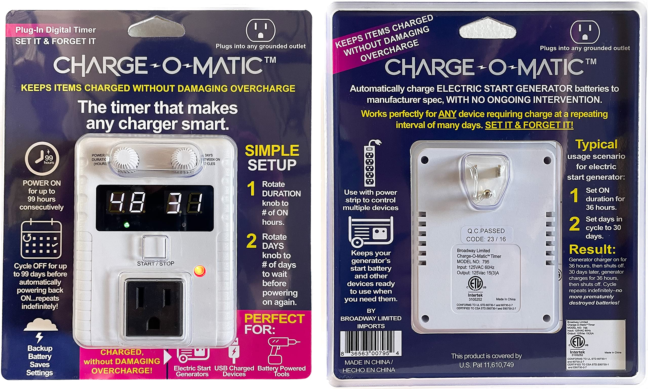 Charge-O-Matic setup process demonstrates plug-and-forget scheduling across multiple devices