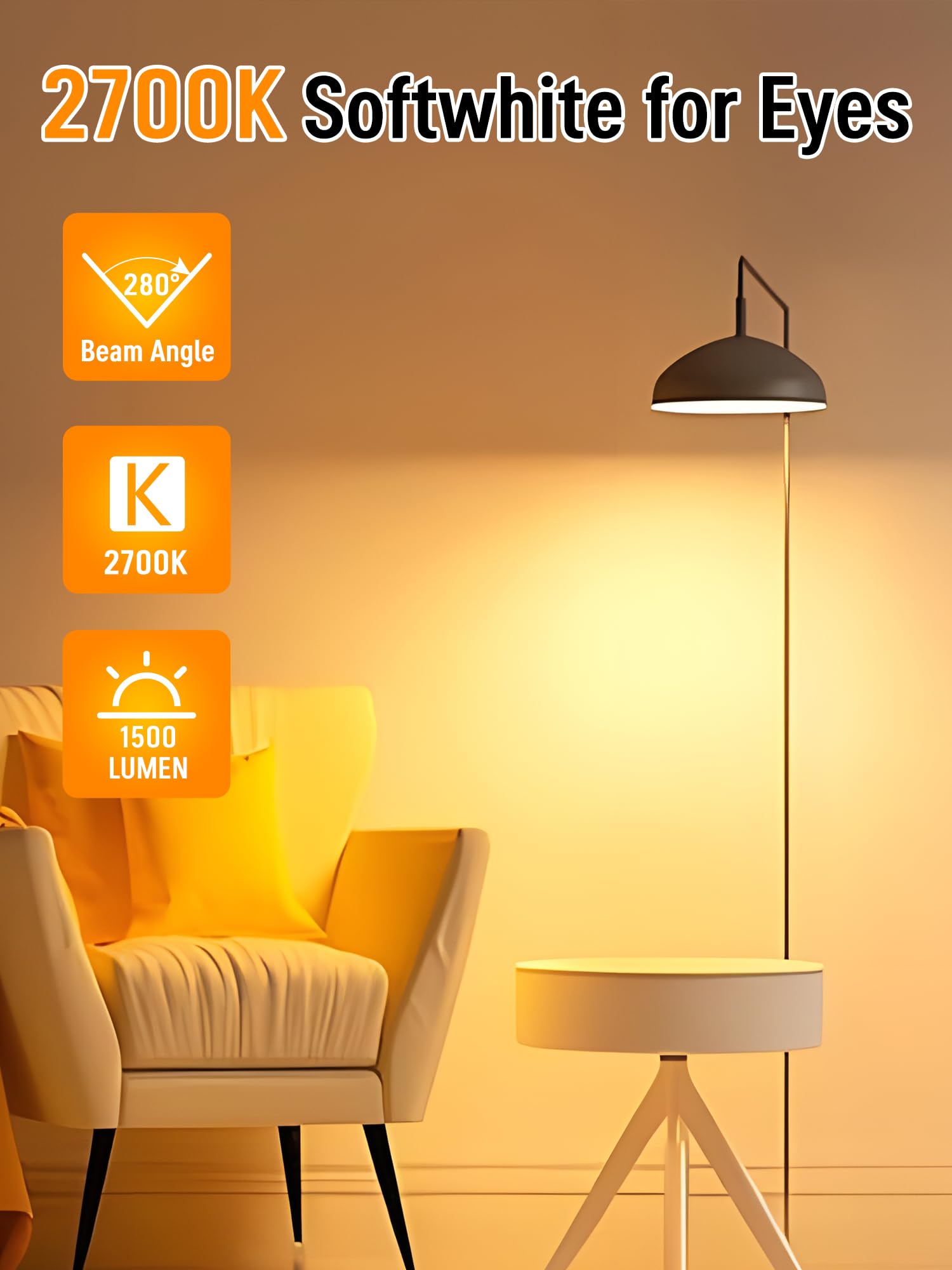 CHARKEE A19 with E26 base fits standard sockets easily