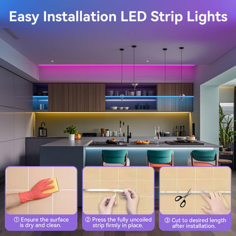 CHARKEE ideal for bedrooms, living rooms, kitchens, and gaming setups