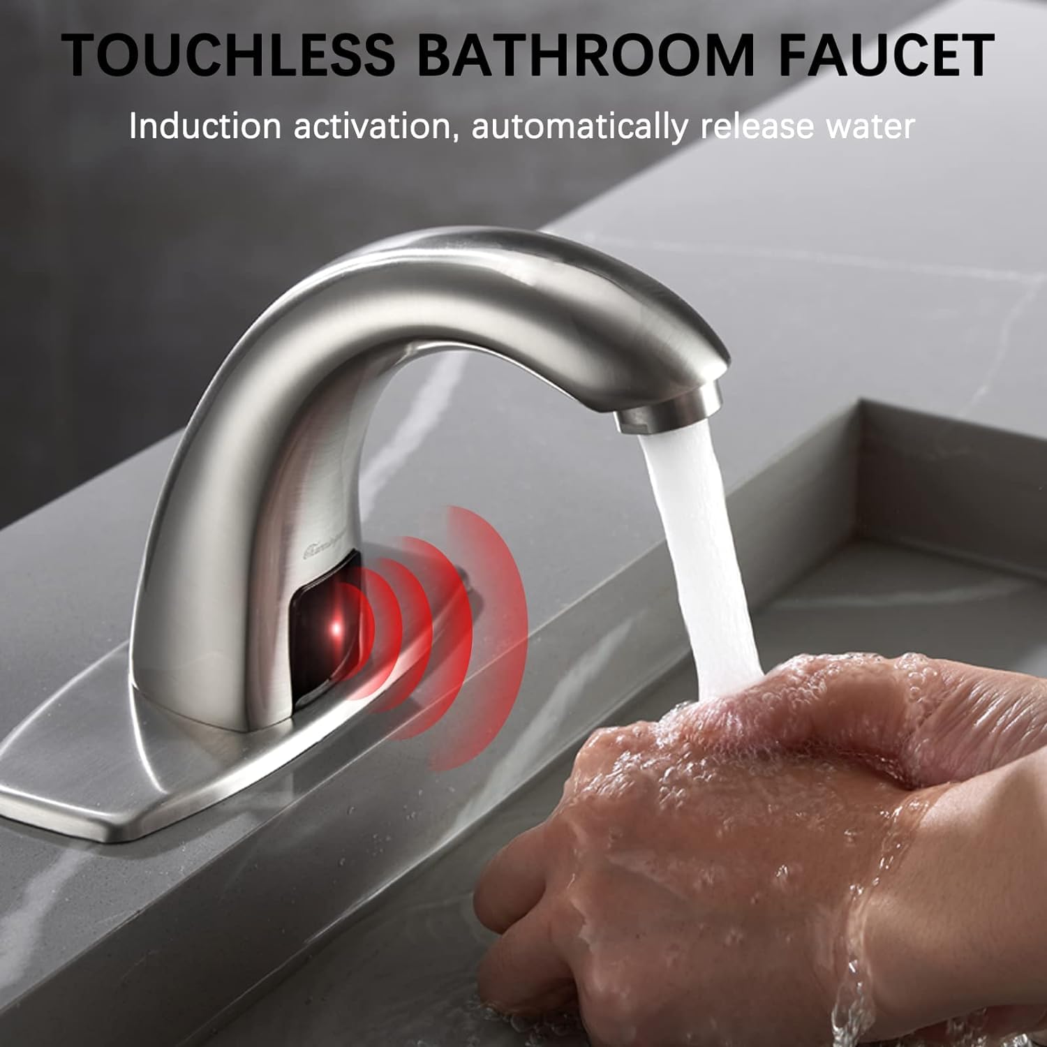 Charmingwater brushed nickel finish adds modern style and durability