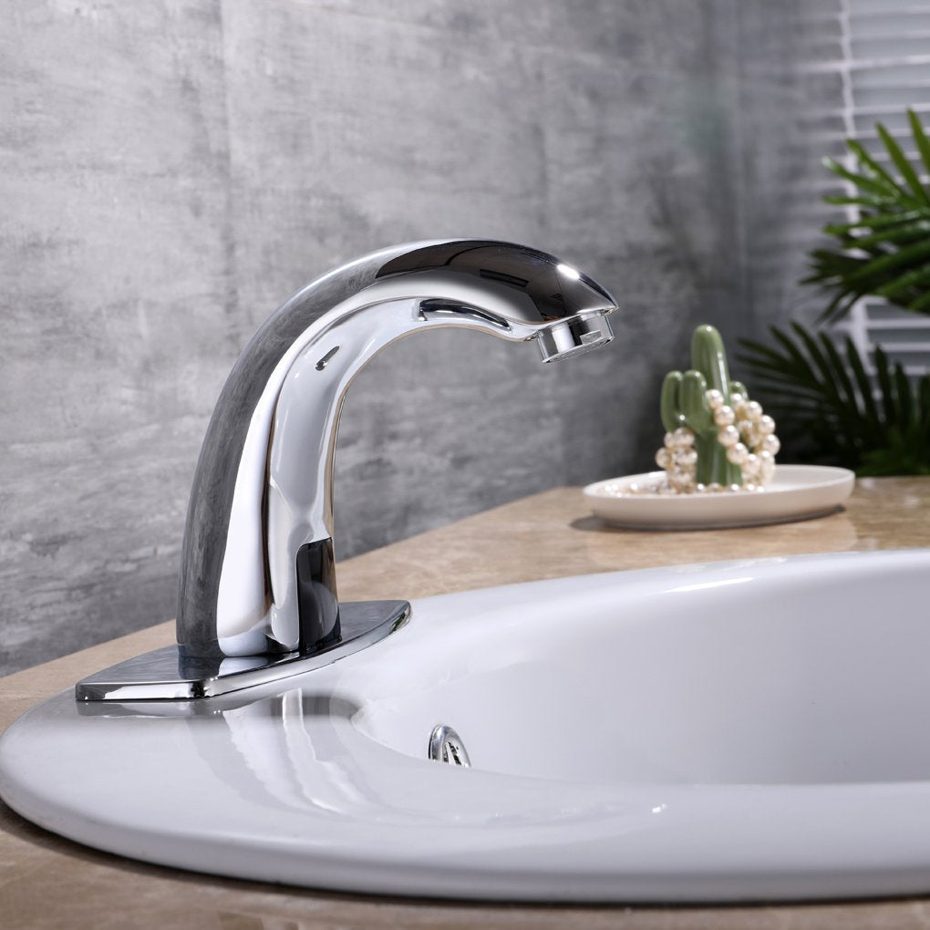 Charmingwater chrome finish design adds style to any bathroom or kitchen