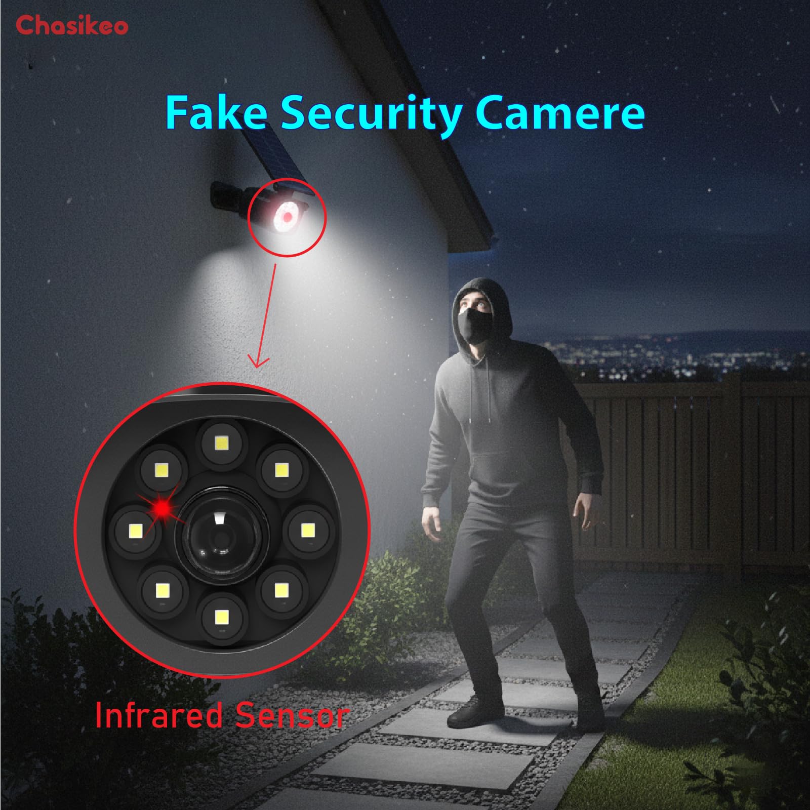 Chasikeo solar panel angle adjustment enables optimized charging during daylight.