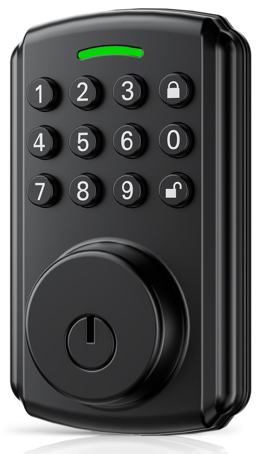 Chautday keyless entry lock front view for secure main door