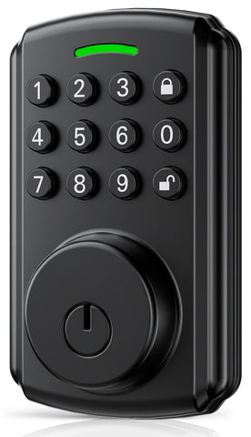 Chautday keyless entry lock front view for secure main door
