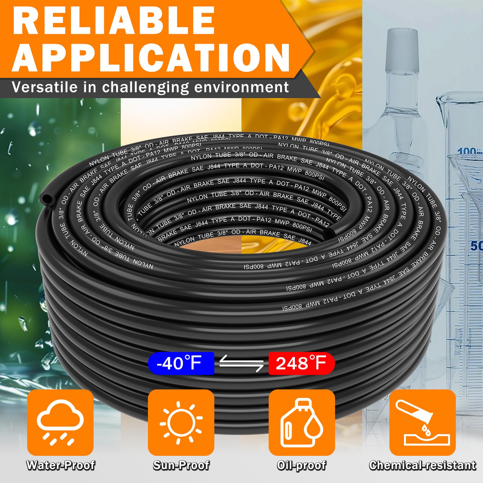 CheeMuii air line suitable for brake and suspension applications