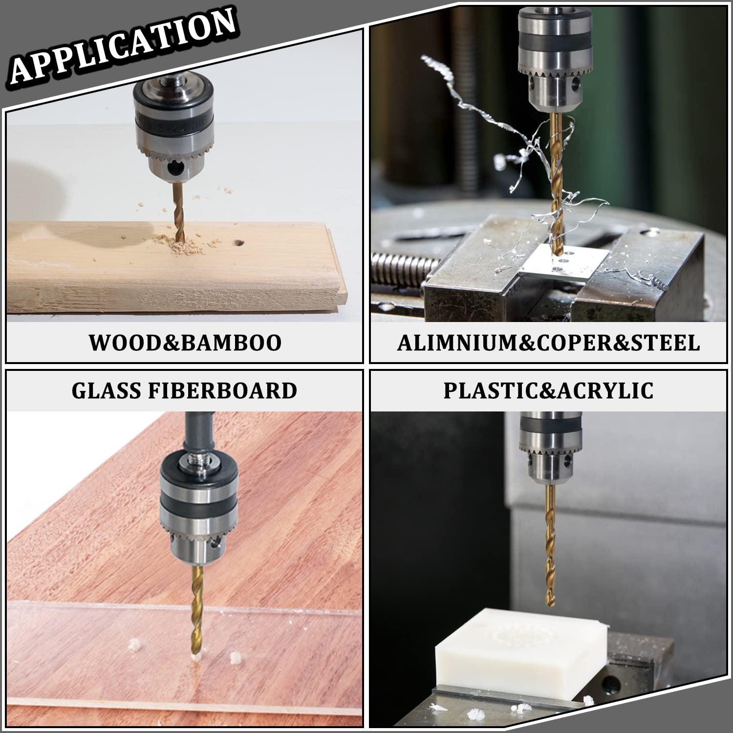 CheeMuii suitable for drilling wood, plastic, and soft metals projects