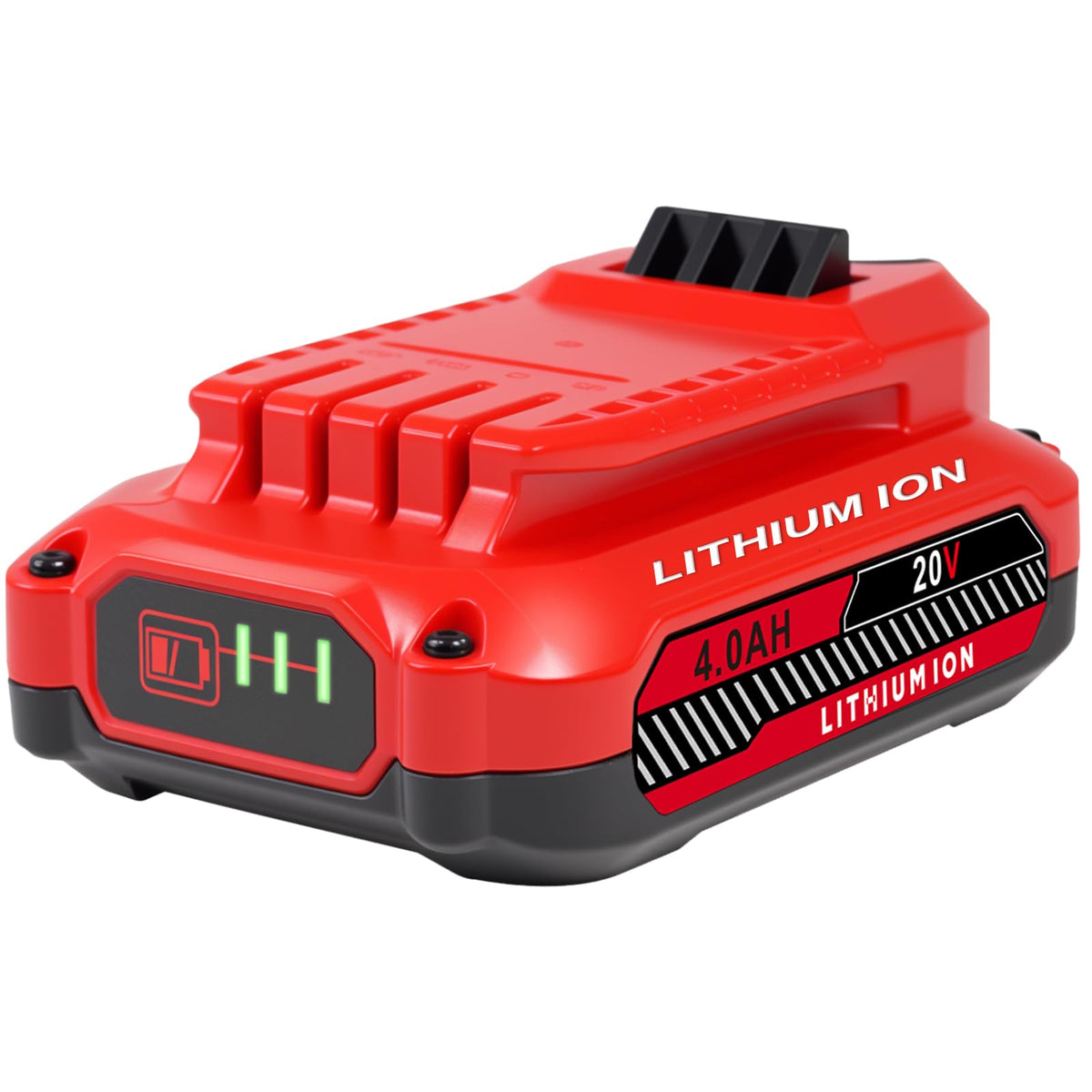 Cheerlark Upgrade 1-Pack 20V battery front view boosting runtime for Craftsman V20 tools