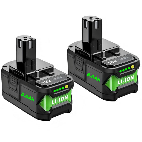 Cheerlark upgrade 2-pack 18V battery for extended Ryobi runtimes.