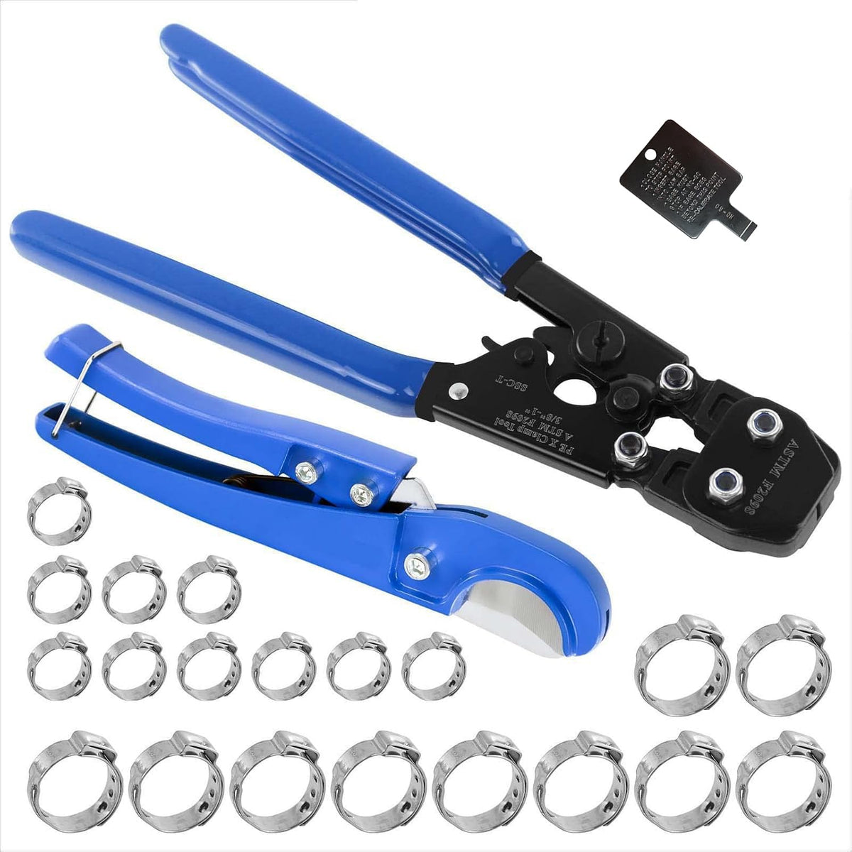 CHEN CHEN HAO PEX clamp cinch tool front view for quick installations