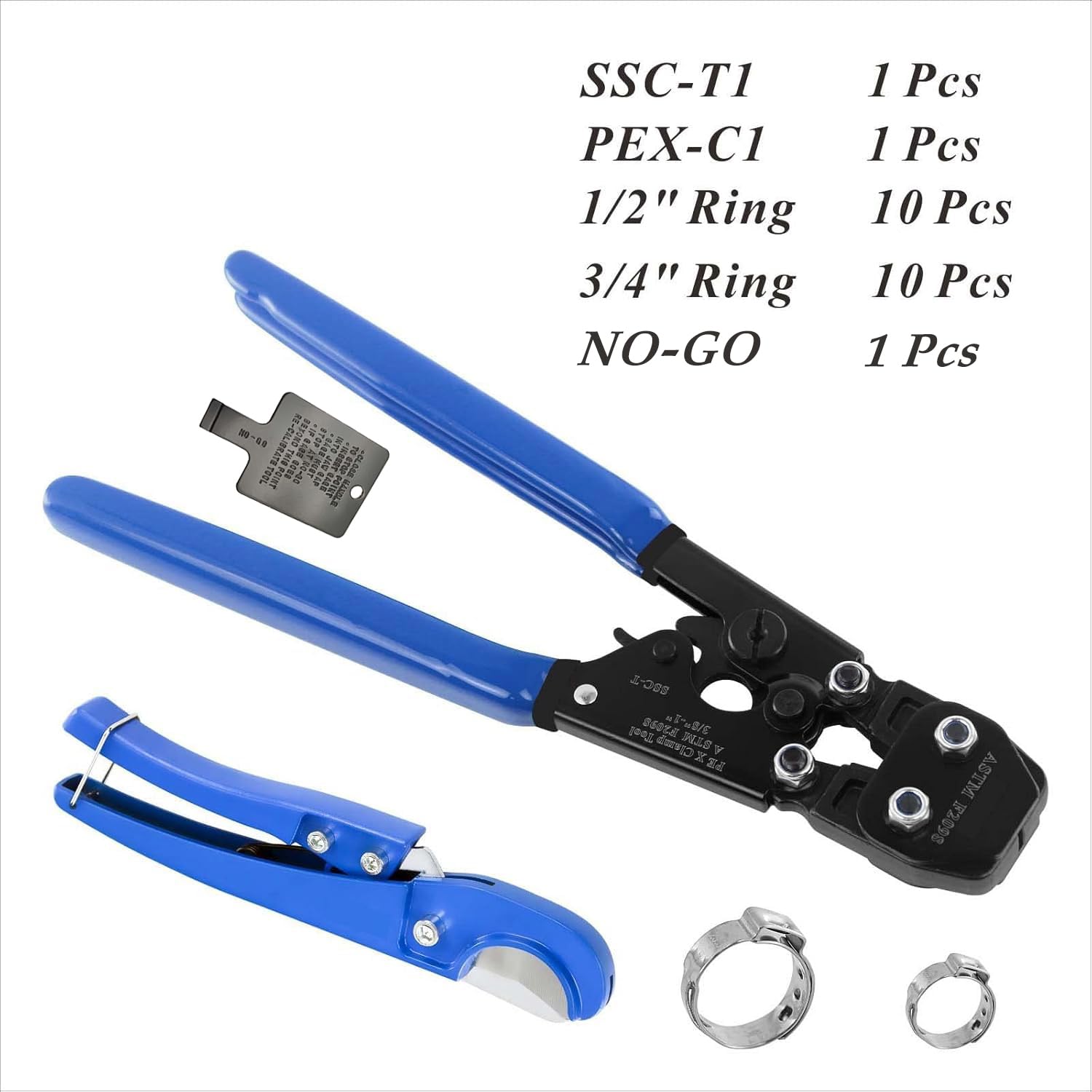 CHEN CHEN HAO PEX cinch tool side view shows ergonomic grip benefits