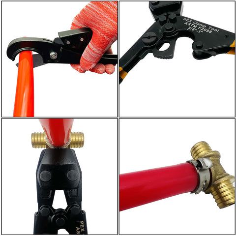 CHEN CHEN HAO PEX clamp cinch tool ratchet safety for reliable seating