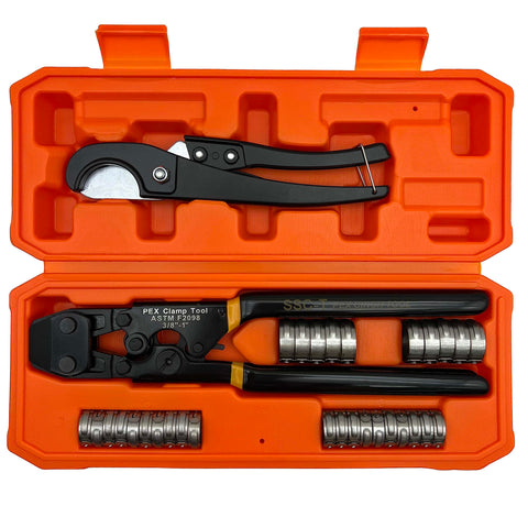 CHEN CHEN HAO PEX clamp cinch tool with stainless clamps included