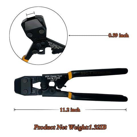 CHEN CHEN HAO PEX clamp cinch tool universal compatibility with ASTM F2098 clamps