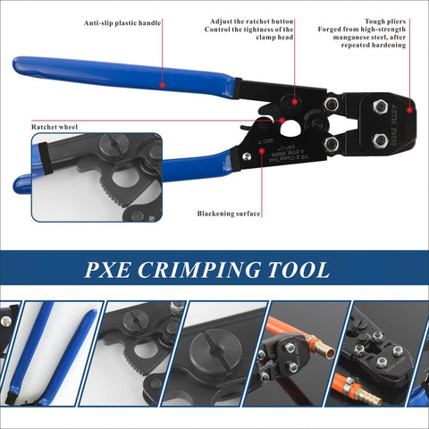 CHEN CHEN HAO ss-pex clamps 3/4 inch included for versatile connections