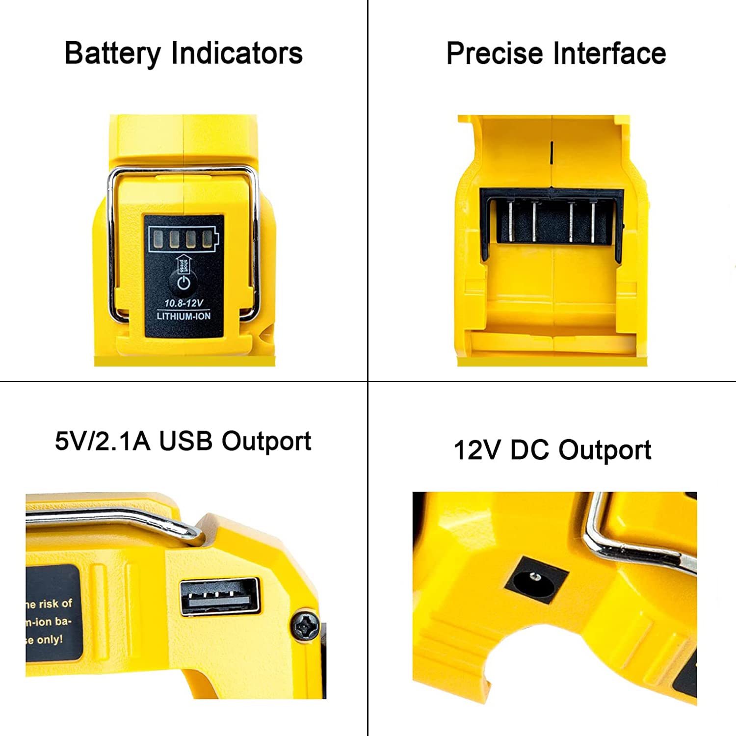 Chengsuwei safety features on a Dewalt 12V work light