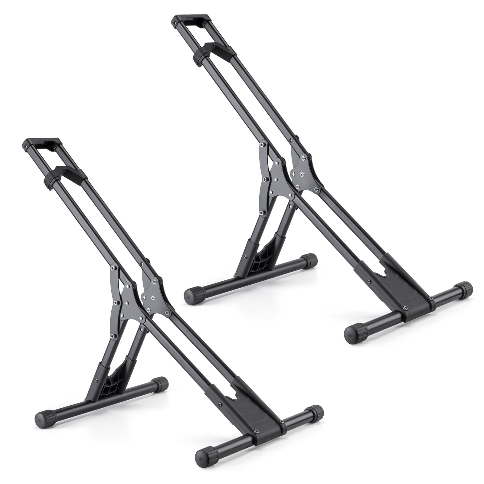 CHEPARK bike floor stand side view showing freestanding design for indoor use