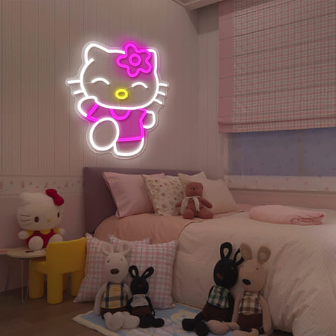 Cheunyar Hello Kit neon sign dimmable brightness for customizable ambiance