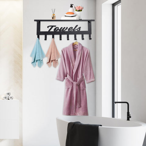 ChezMax versatile towel rack fits bathroom, pool area, and laundry.