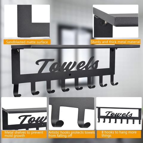 ChezMax wall-mounted organizer saves space in compact bathrooms.