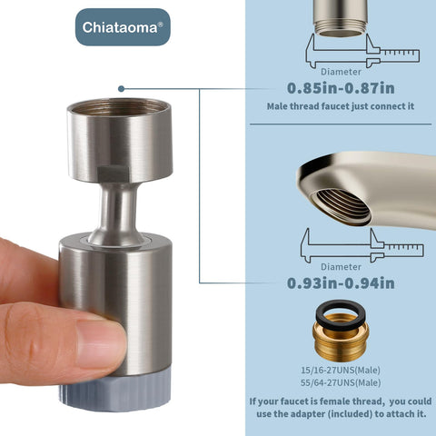 Chiataoma easy, tool-free installation saves time and effort.