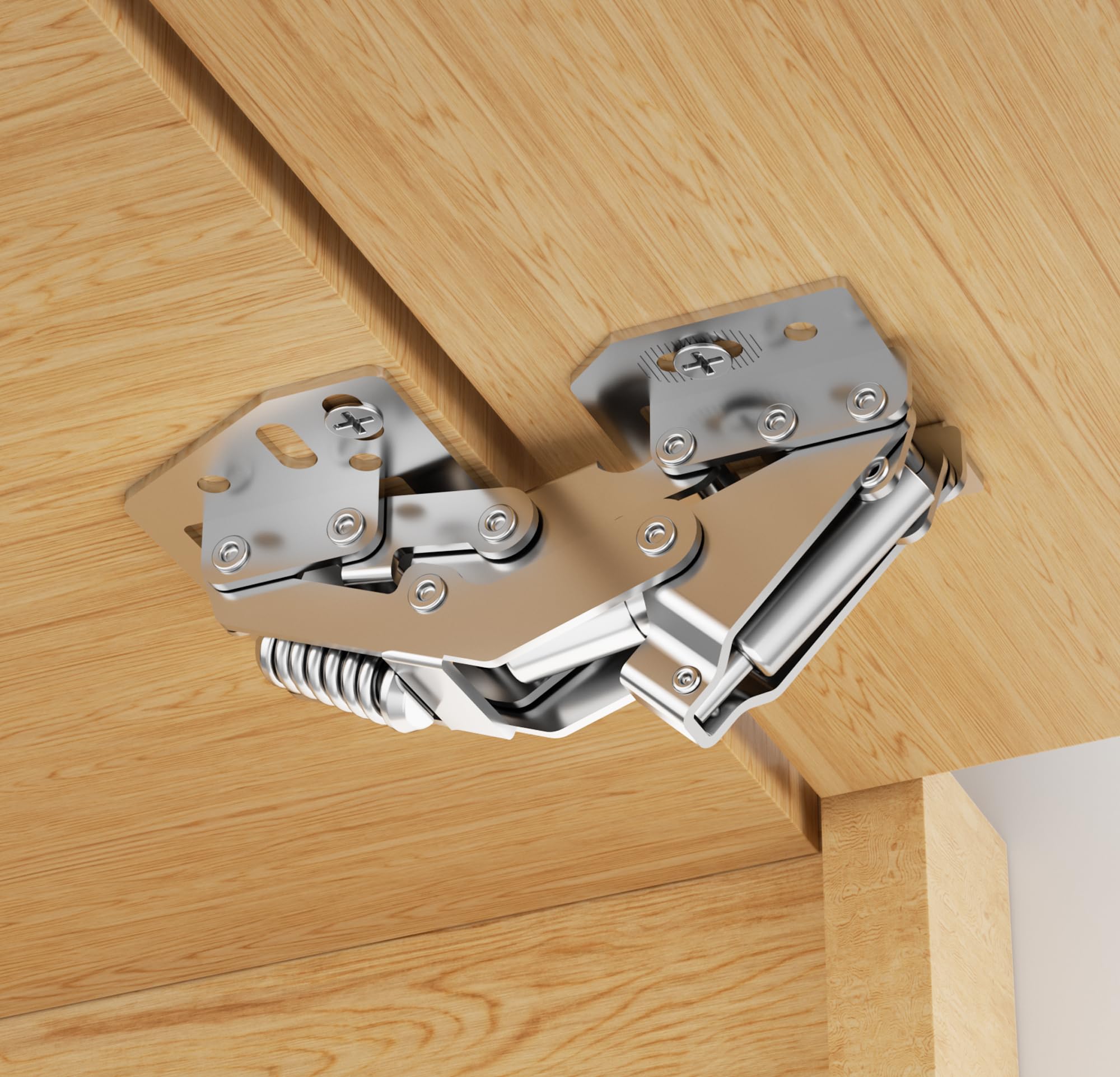 Chibery 10-pack 90-degree RV cabinet hinges with face-frame compatibility and smooth soft-close action.