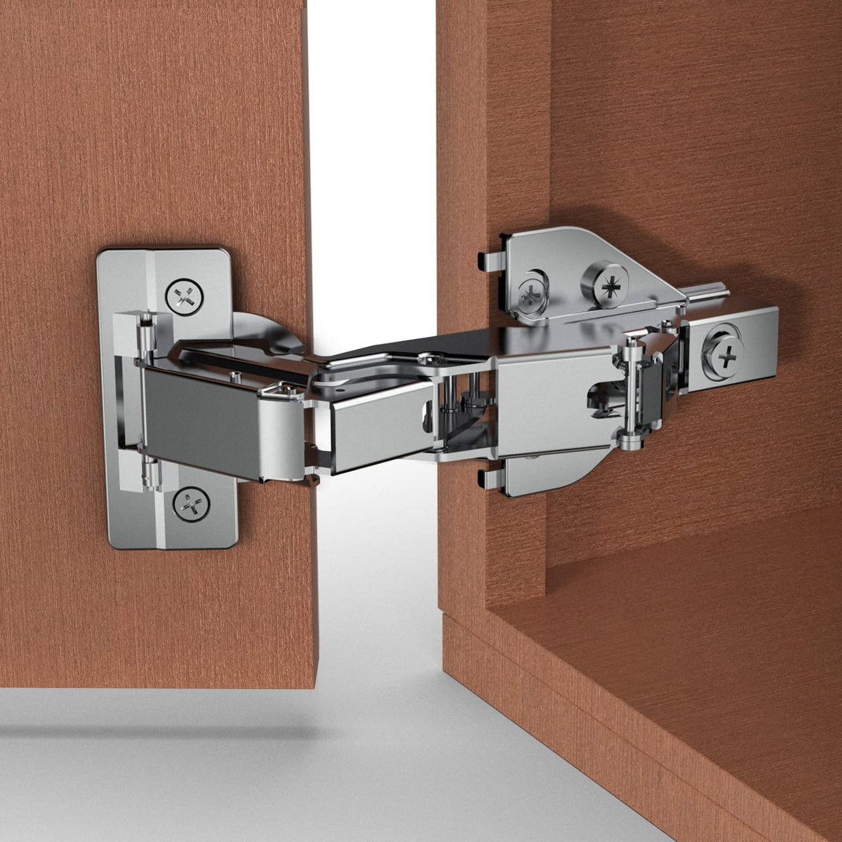 Chibery 2-pack 165-degree hinge for face-frame cabinets with smooth soft-close action.