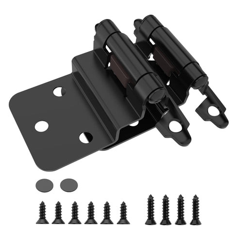 Chibery 3/8 inch inset hinge close-up showing durable spring and quiet closure
