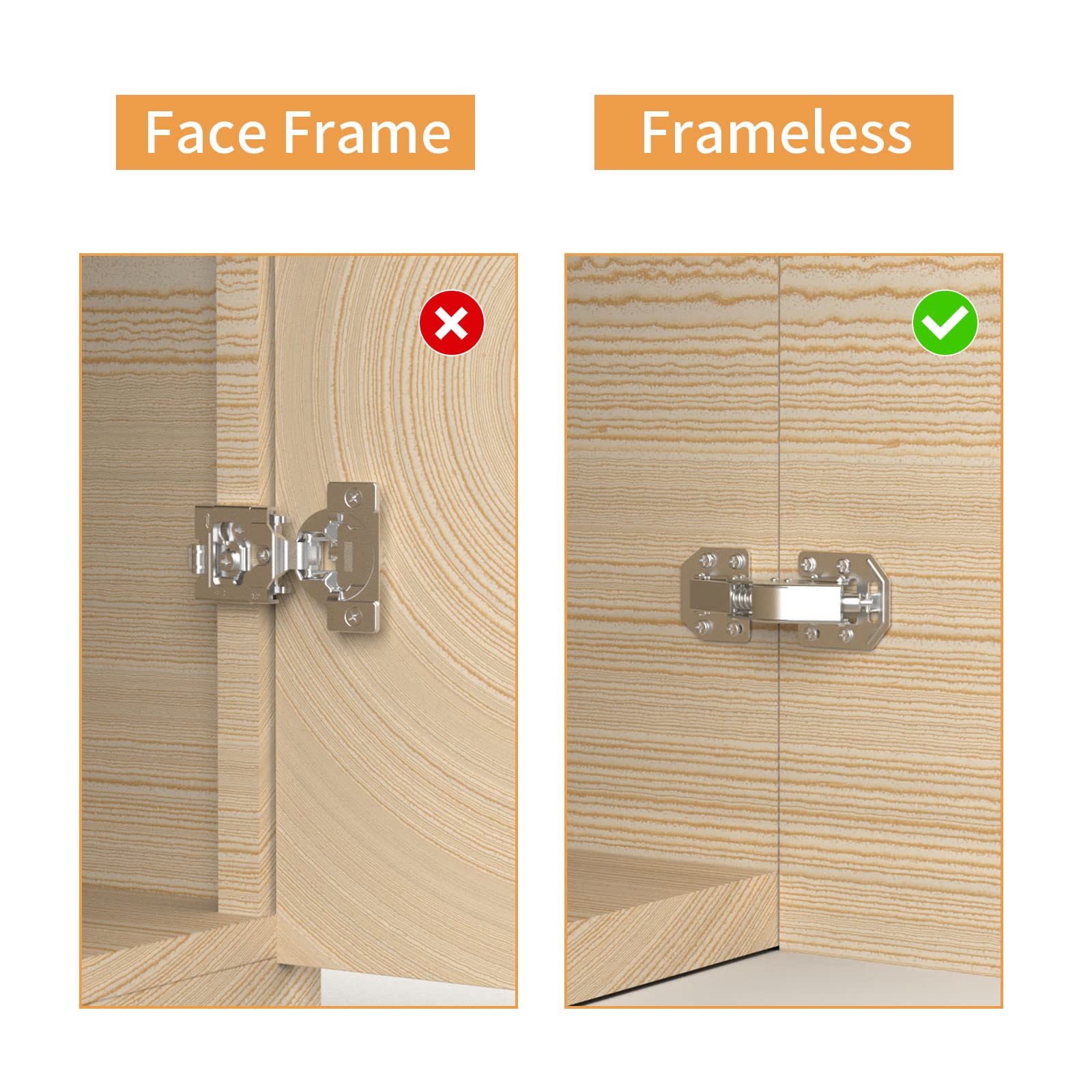 Chibery 90-degree hinge close-up showing smooth operation