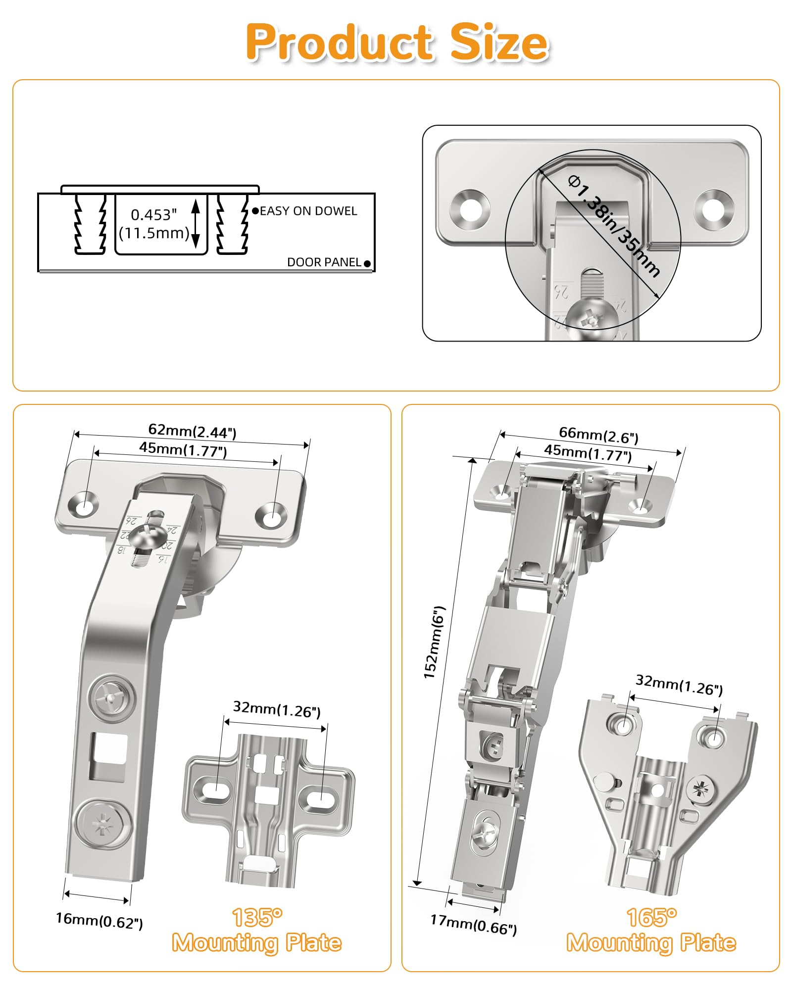 Chibery bi-fold door action highlights smooth folding with paired hinges for accessible corner cabinets.