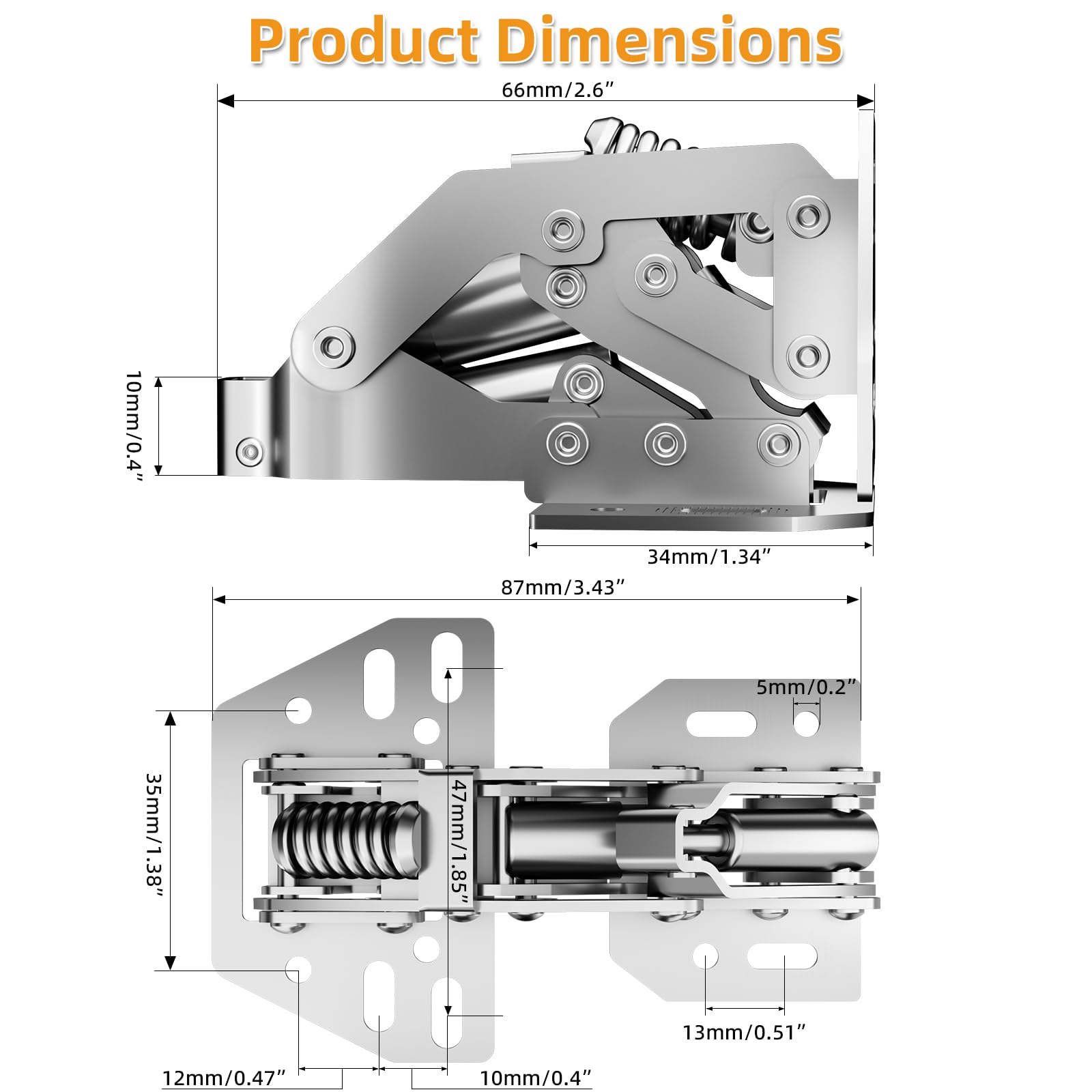 Chibery hinges fit both face-frame and frameless cabinets for versatile layouts.