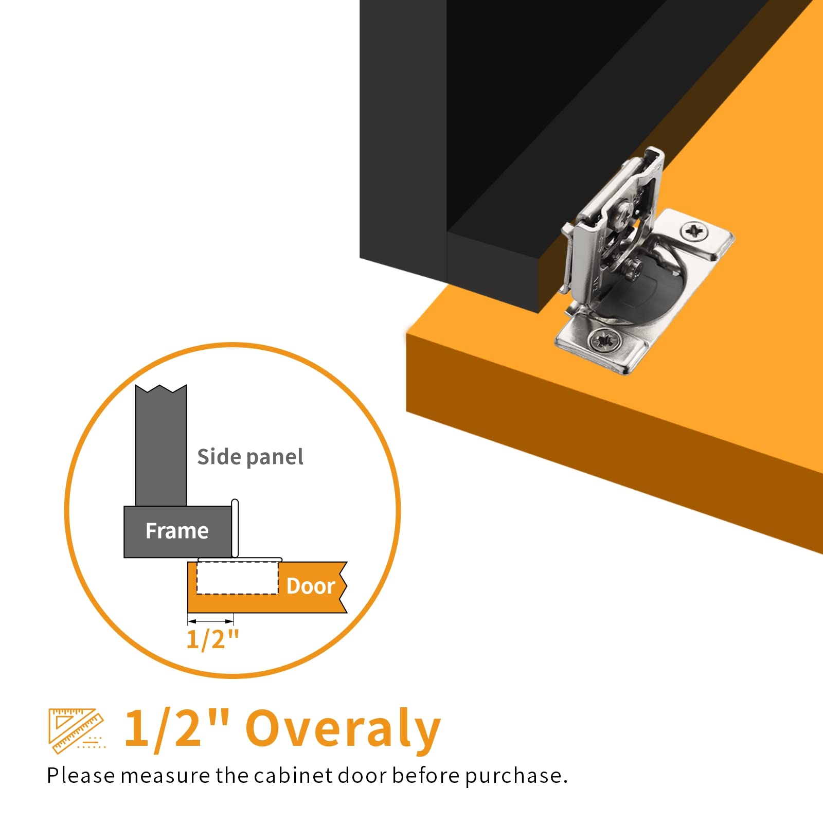 Chibery hidden concealed hinge installation pack for a clean look.