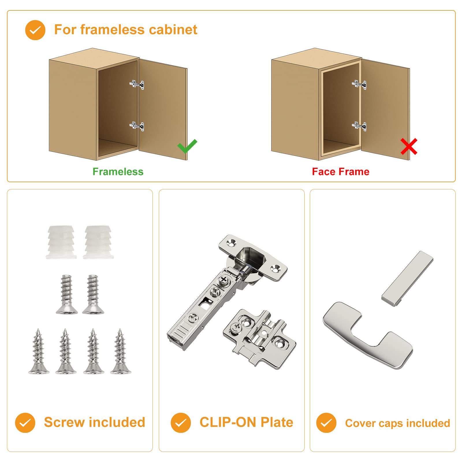 Chibery ISO-certified hinge tested for long-lasting use.