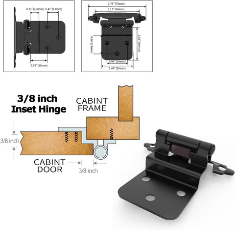 Chibery screws included for fast, complete installation