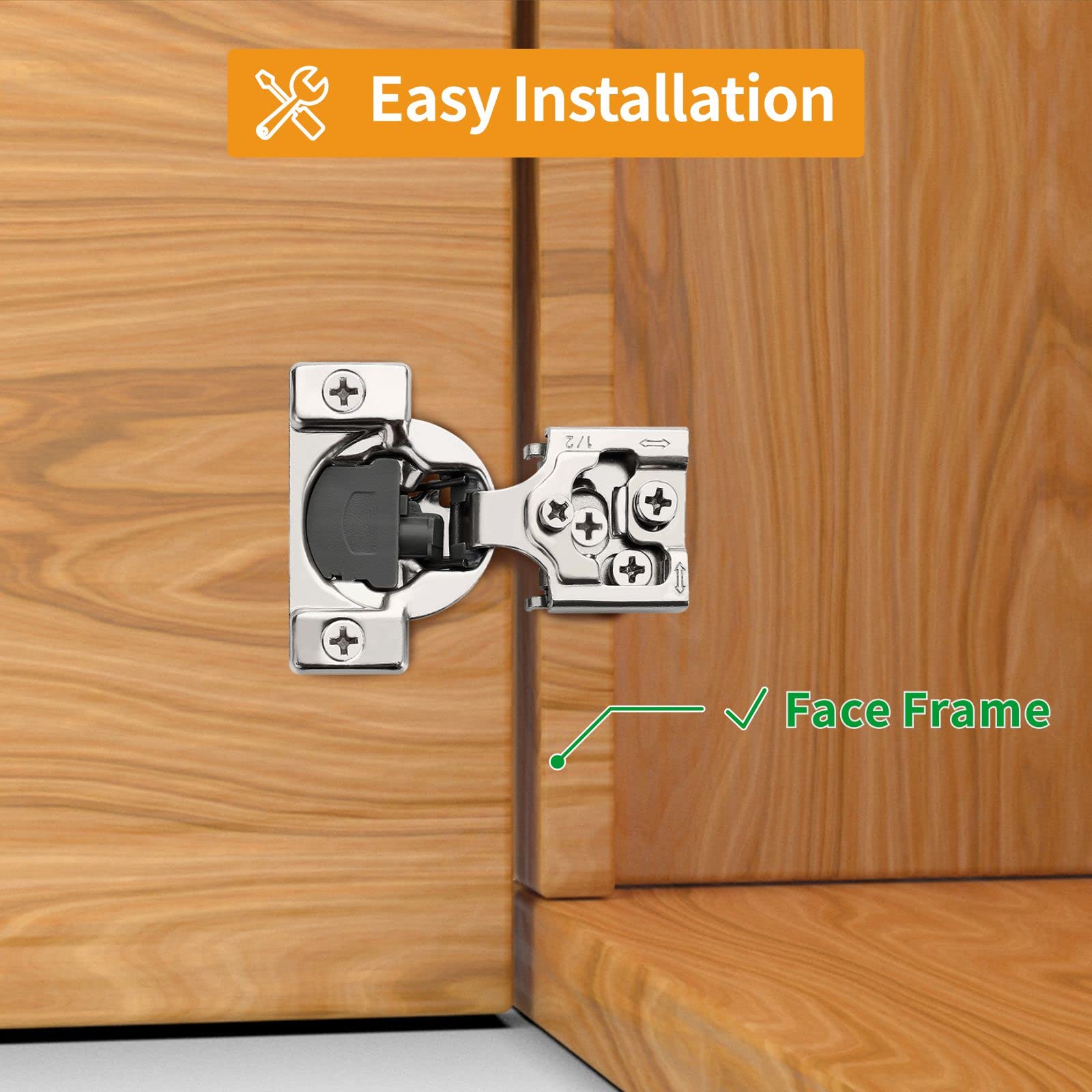 Chibery soft-close damper detail shows built-in quieting mechanism.