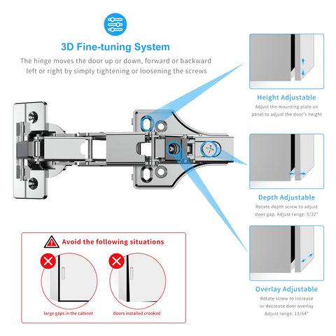Chibery soft-close hinge for quiet, smooth closures