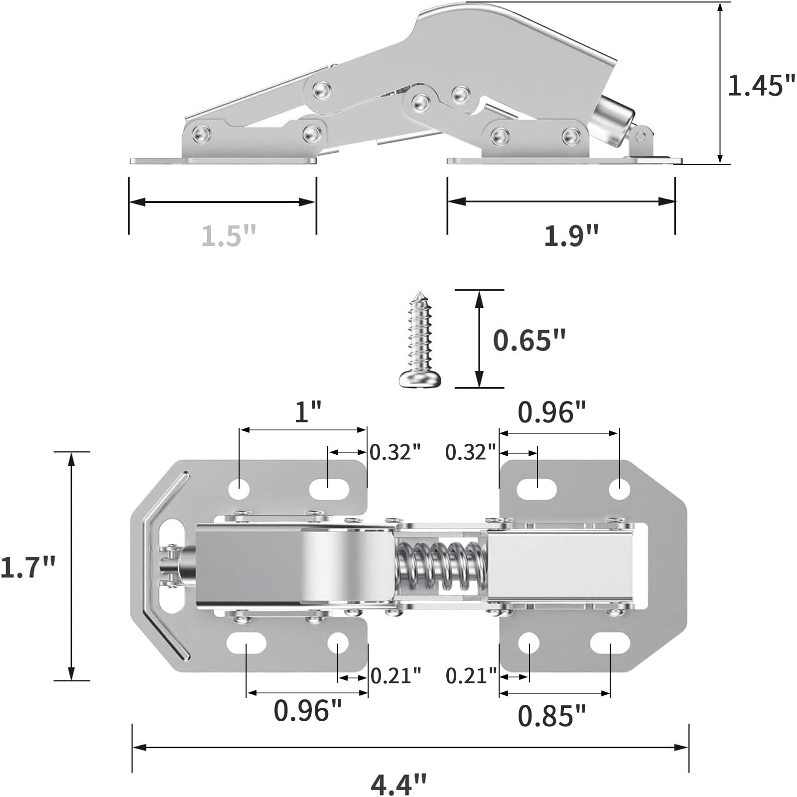 Chibery versatile cabinet hinge replacement for kitchens and bathrooms