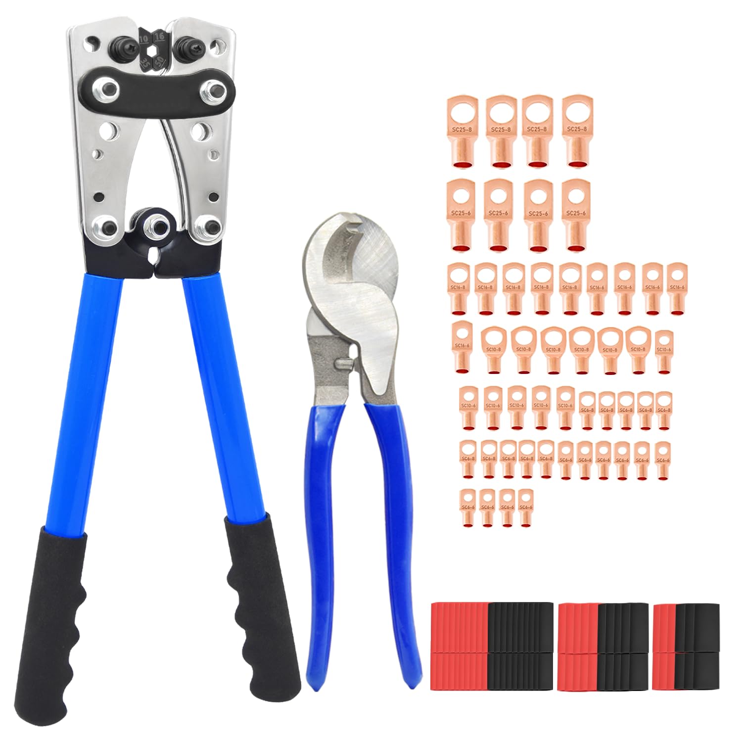 Chicarry cable lug crimping tool kit overview for reliable connections.