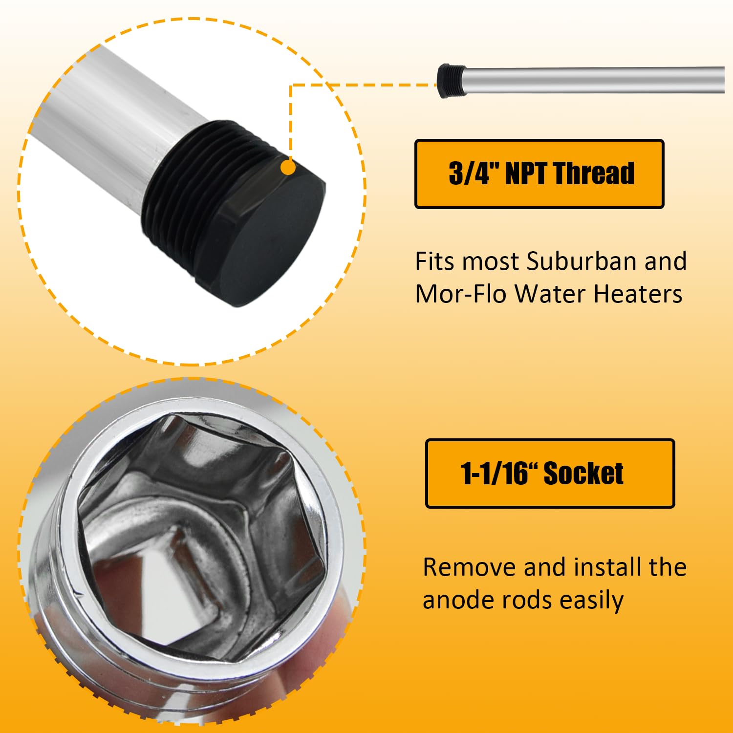 Chicarry stainless steel brush helps dislodge bottom sediment safely