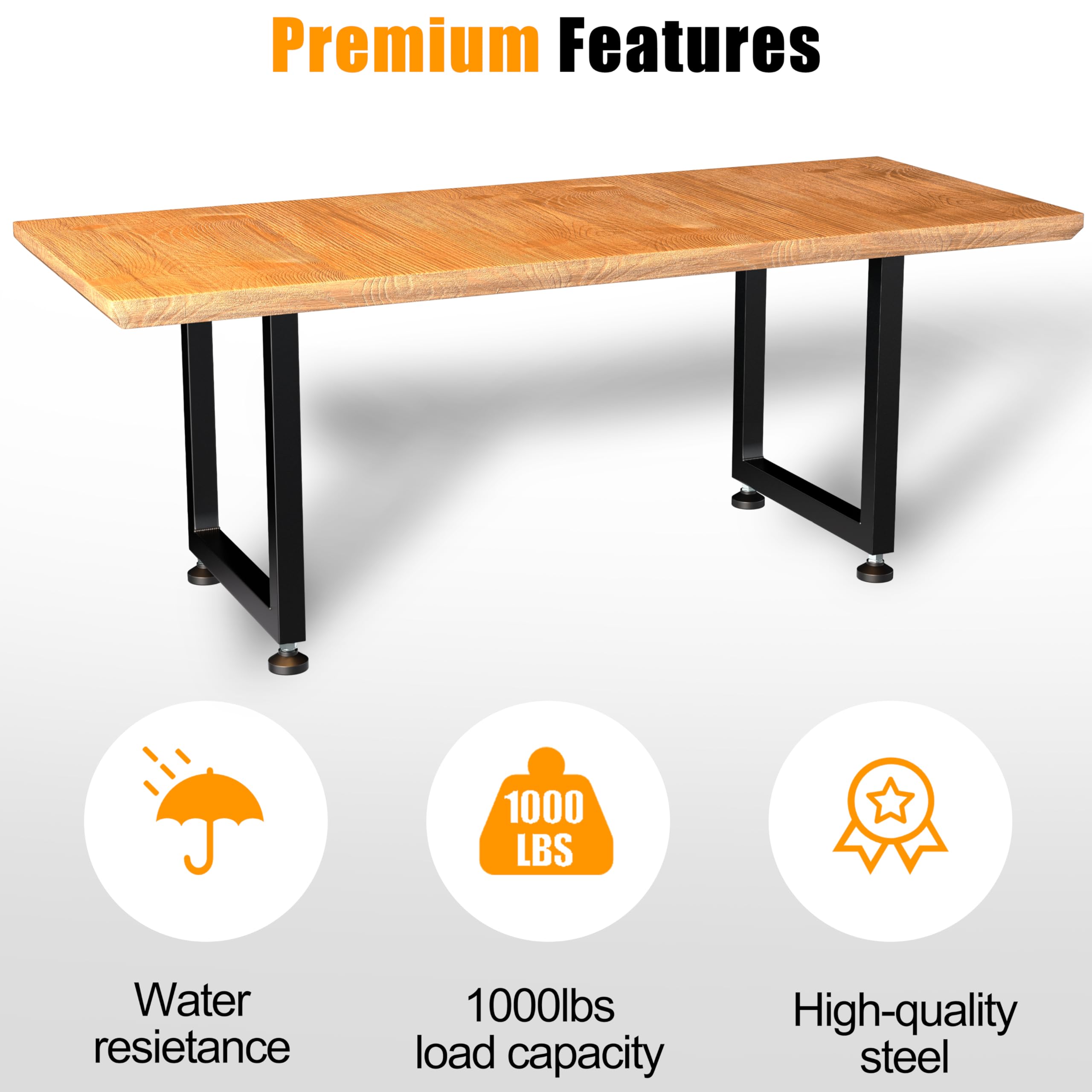 CHICAURA installation guide included for secure screw-in mounting on wood tops.