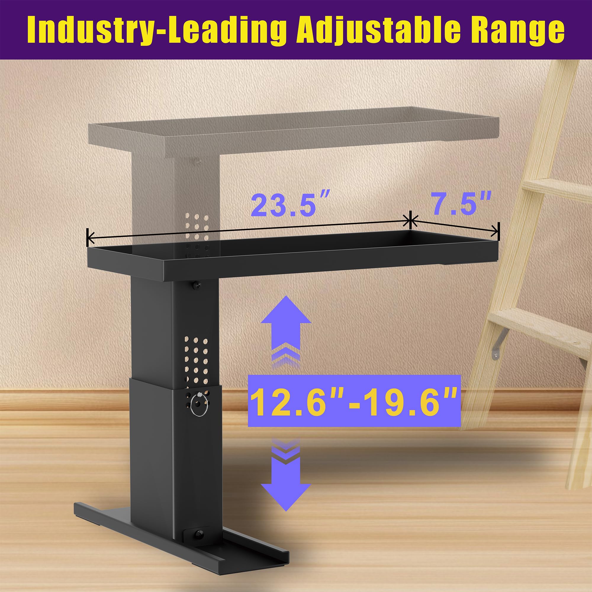 CHICAURA Ladder Leveler Pro 750 lb capacity supports heavy workloads.