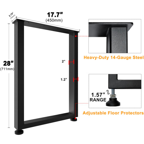 CHICAURA powder-coated black finish resists rust and scratches for daily use.