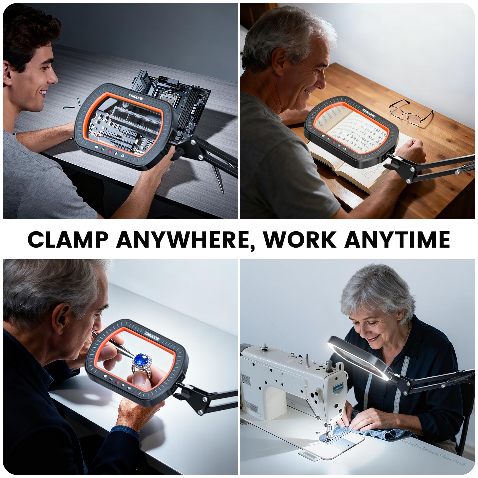 CHICLEW detailed work lamp ideal for crafts and hobbies.