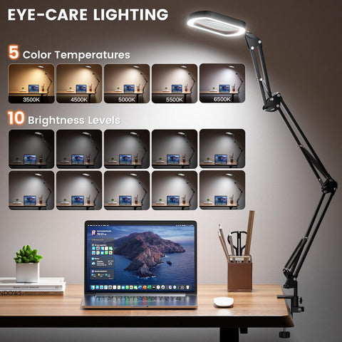 CHICLEW LED head with touch control for adjustable lighting.