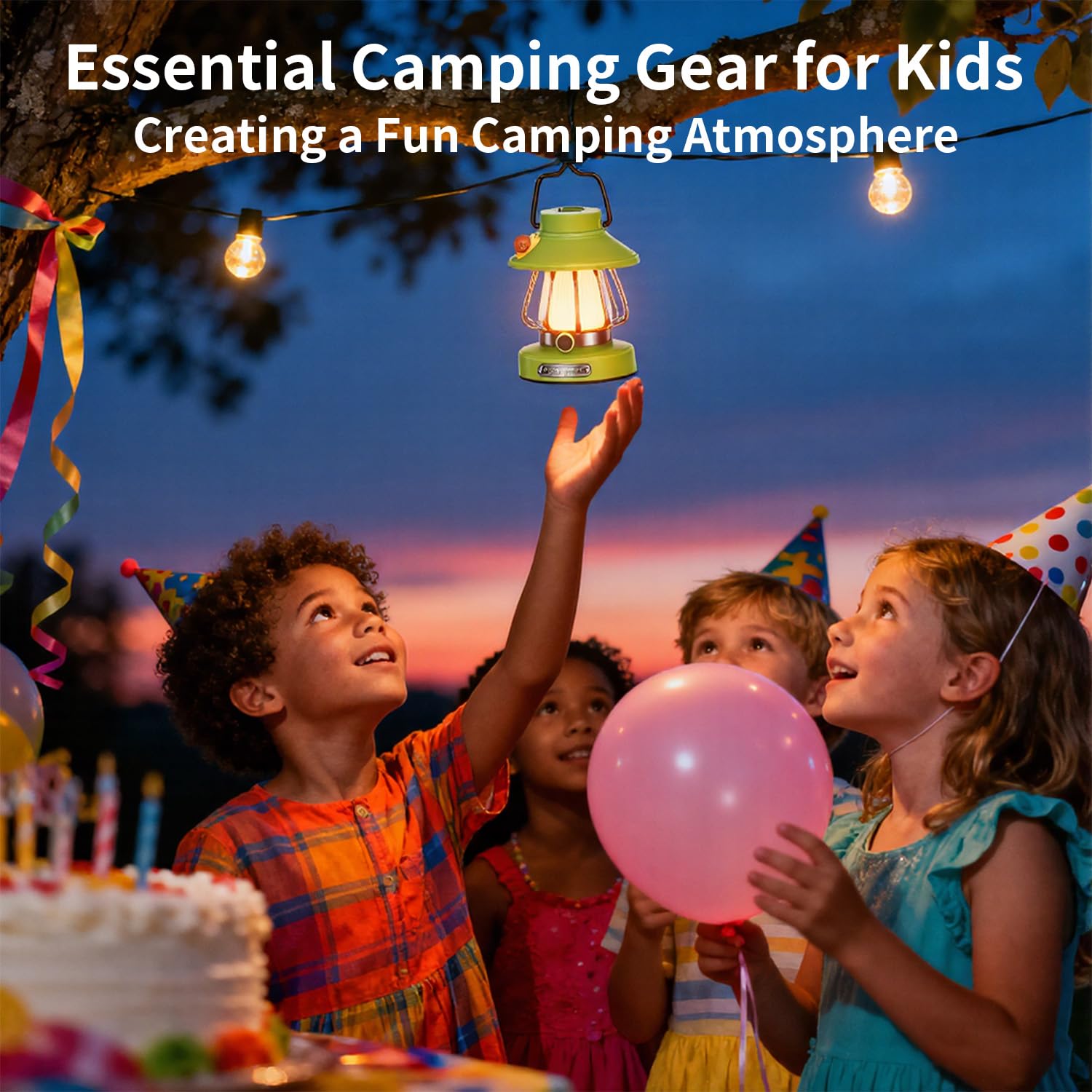 ChicLumen Kids Lantern is compact and hangable for tents or backpacks.