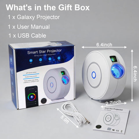CHIGIH Smart Galaxy Projector 24-hour timer helps automate lighting.
