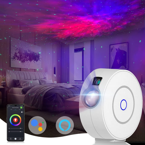 CHIGIH Smart Galaxy Projector starry sky fills your room with romantic ambience.