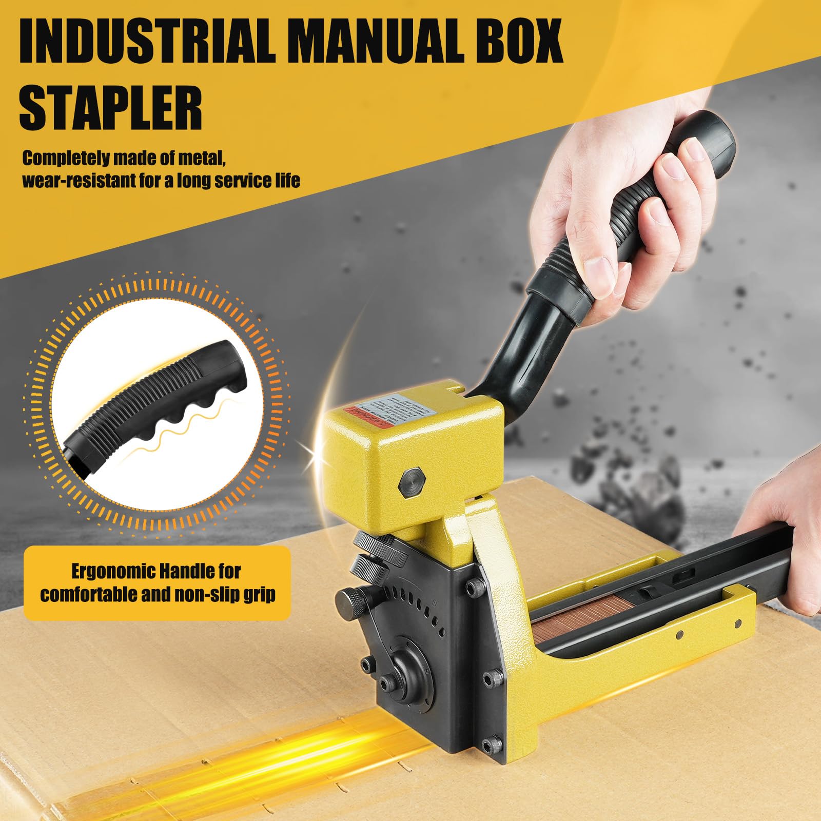 China-top Silver HB3518 attached pusher and staples puller for easy feeding